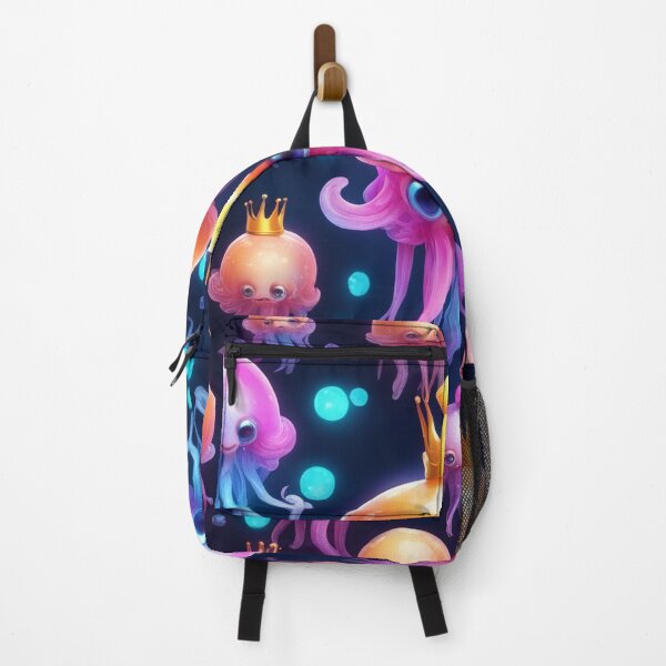 Item preview, Cute Jellyfish King with Crown Cartoon Vector Icon Illustration designed and sold by hjian8219.