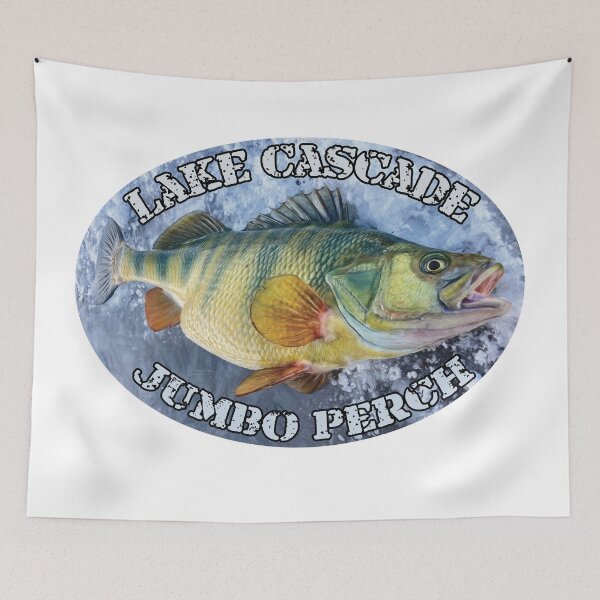 Item preview, Lake Cascade Jumbo Perch Painting designed and sold by crbtee.