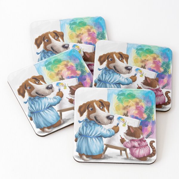 Item preview, Paws of Creativity: The Artist Duo designed and sold by h4sey.