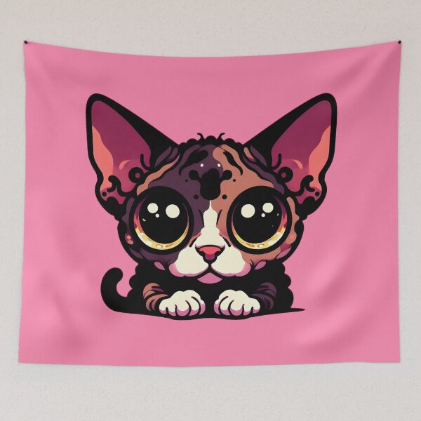 Item preview, Cute devon rex designed and sold by Anna Halasek.