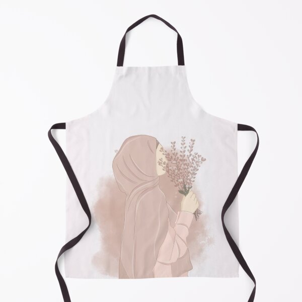 Item preview, Hijabi girl with flowers designed and sold by girlstrend.