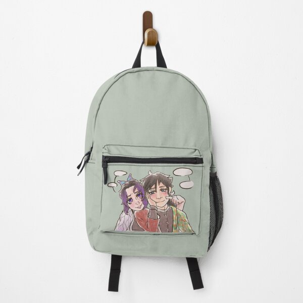 Item preview, Giyuu and Shinobu Pastel Poke Version 1 (sage green) designed and sold by OwlTaart.