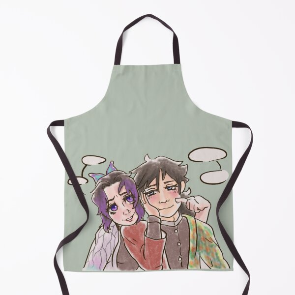 Item preview, Giyuu and Shinobu Pastel Poke Version 1 (sage green) designed and sold by OwlTaart.