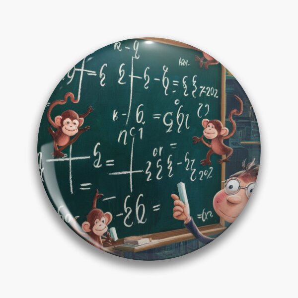 Item preview, Monkey School: Lessons in Curiosity designed and sold by h4sey.
