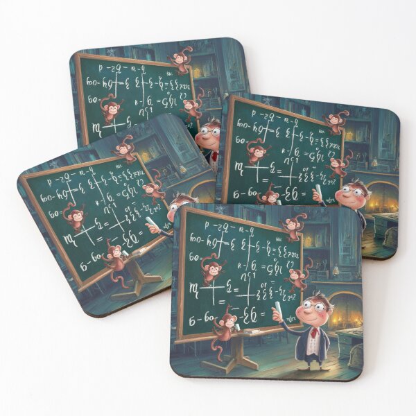 Item preview, Monkey School: Lessons in Curiosity designed and sold by h4sey.