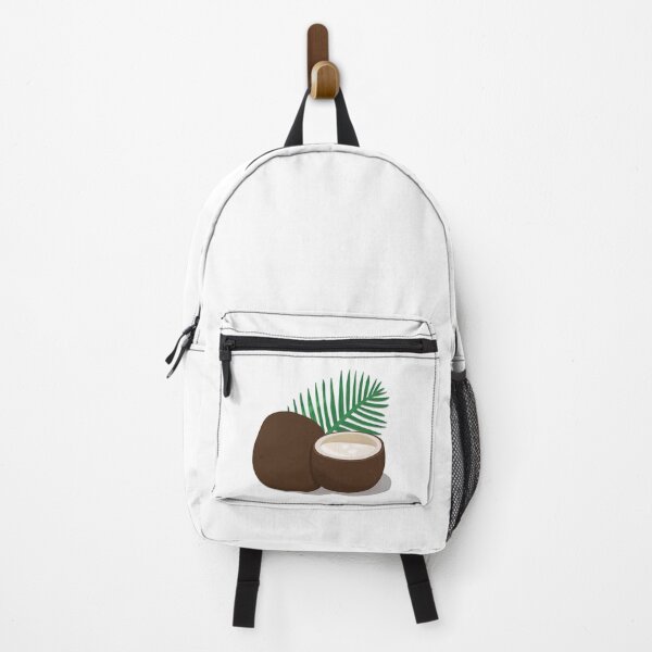 Item preview, Two coconuts with a big palm leaf designed and sold by OM-lova.