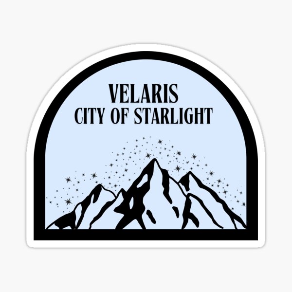 Item preview, Velaris City Of Starlight ACOTAR Sticker designed and sold by h3idi123.