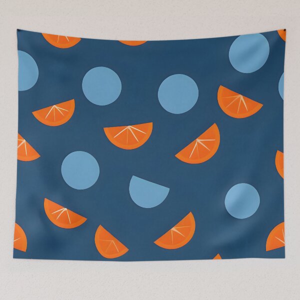 Item preview, Oranges and Circles designed and sold by KaviPatterns.