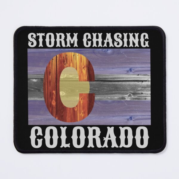 Item preview, Storm Chasing Colorado/ Woodgrain Colorado Flag designed and sold by ColordCreations.