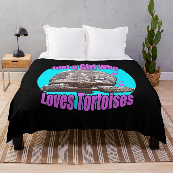 Item preview, Just a Girl who Loves Tortoises | Gift for Tortoise Lover designed and sold by Marian Murdoch.
