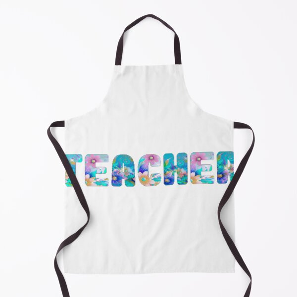 Item preview, Colorful Floral Teacher Word designed and sold by adlkh.