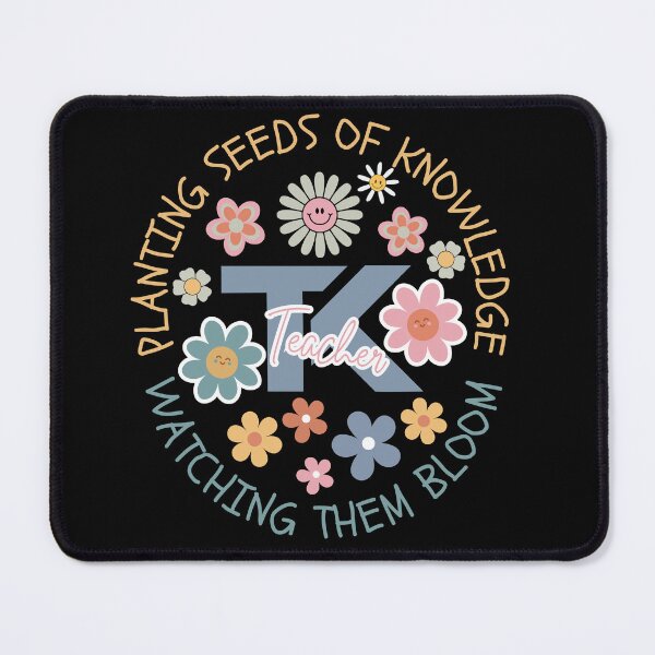 Item preview, Cute and colorful Transitional kindergarten teacher graphics with flowers designed and sold by PerkyParakeet.