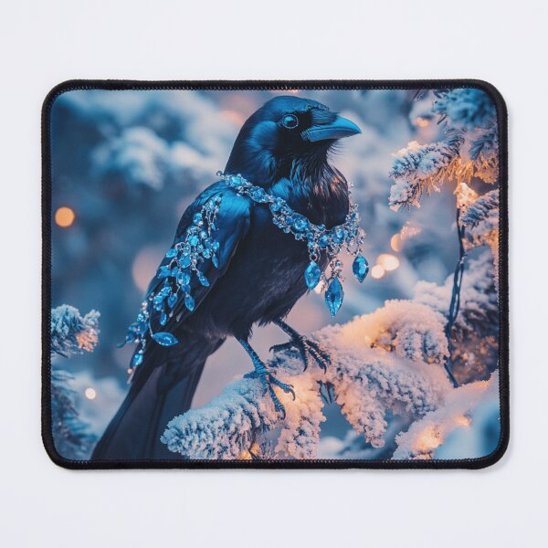 Item preview, Jewelled raven designed and sold by Nocturne Paws.