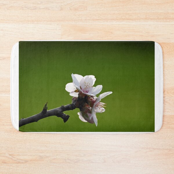 Item preview, White flowers on a green background designed and sold by bagiolita.