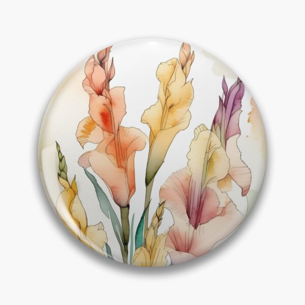 Item preview, Gilded Botanicals No. 0028 Gladiolus designed and sold by FaerieFusion.