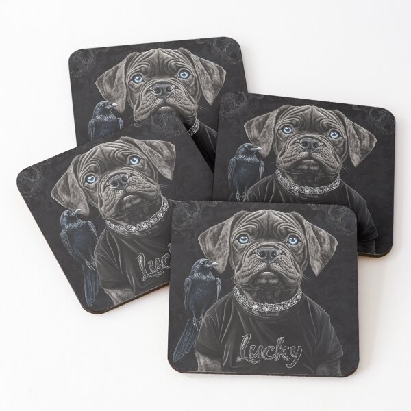 Item preview, Cane Corso And Black Bird designed and sold by Nocturne  Paws.