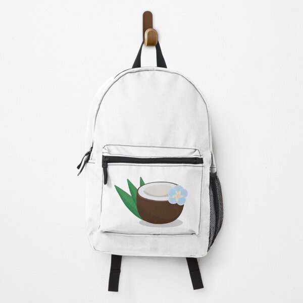 Item preview, Half a coconut with a flower and leaves designed and sold by OM-lova.