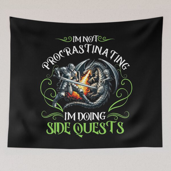 Item preview, I'm not Procrastinating I'm doing Side Quests RPG designed and sold by so9rat.