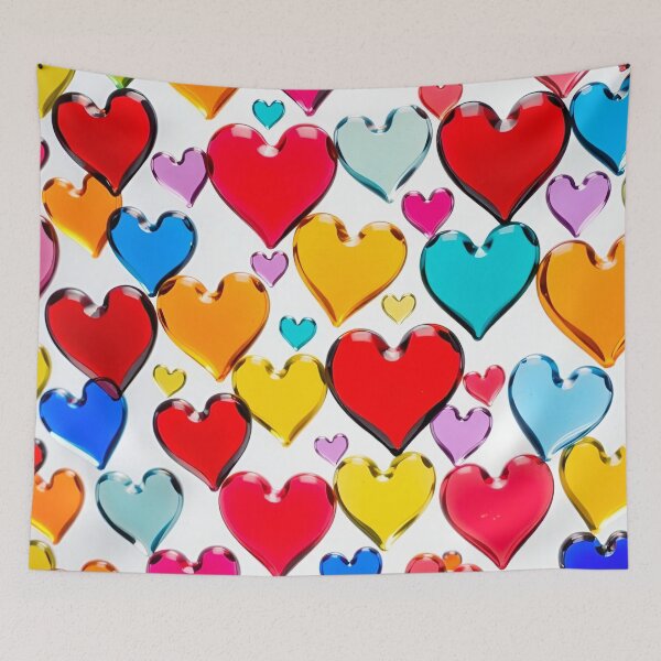 Item preview, Glossy Heart Romantic designed and sold by Ameliatra Design.