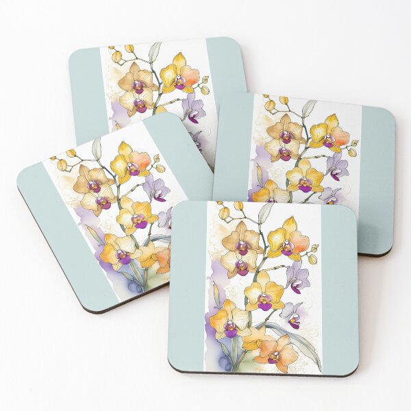 Item preview,  Gilded Botanicals No. 0030 Orchids designed and sold by FaerieFusion.