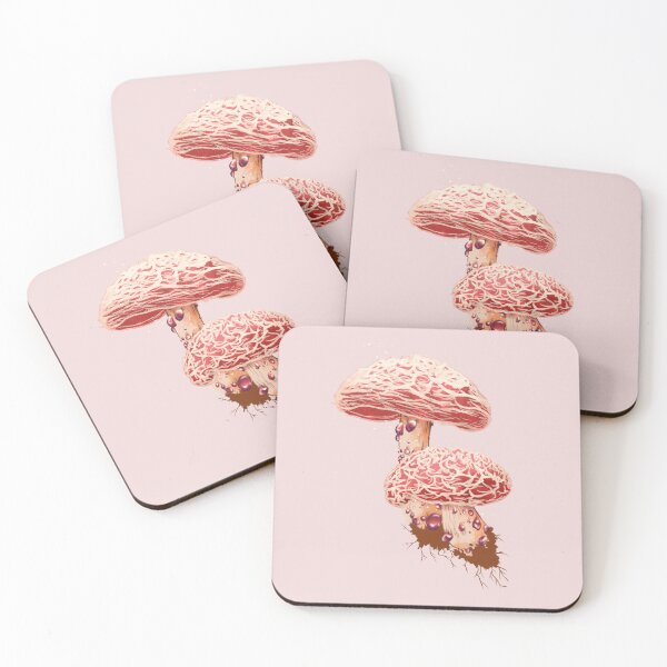 Item preview, Wrinkled Peach Mushrooms designed and sold by Benjamin Lou.