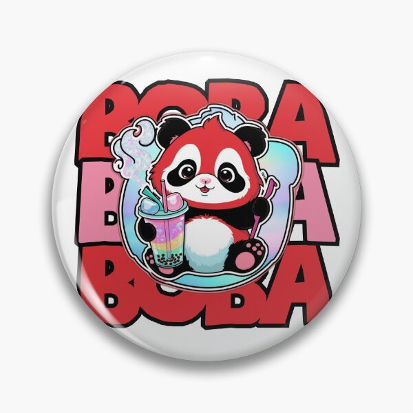 Item preview, BOBA AND RED PANDA designed and sold by Canvations.