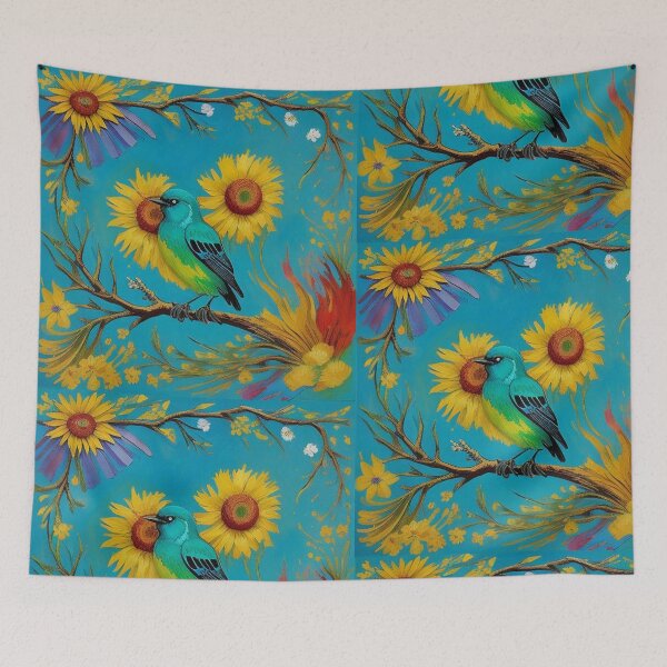 Item preview, Flower's My Love Language Cornflower Blue Daisies  designed and sold by IvaRenee.