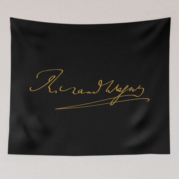 Item preview, Wilhelm Richard Wagner - Signature - Old Gold - RB designed and sold by GrandArtists.
