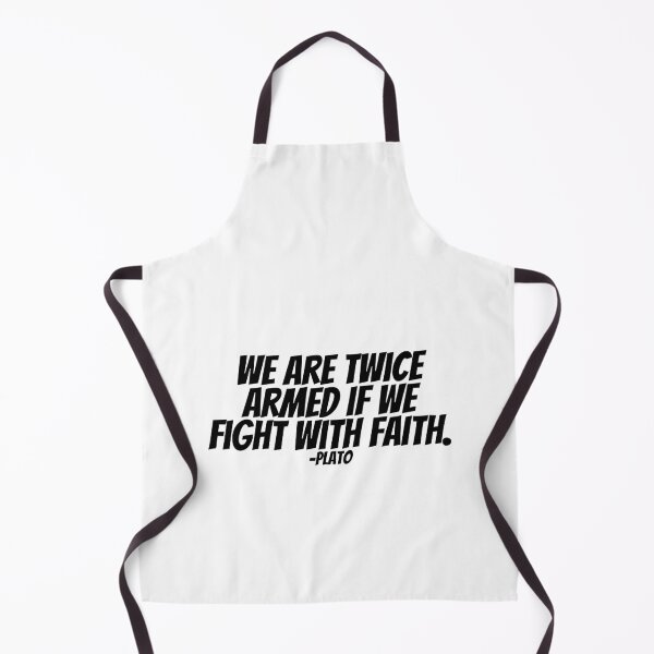 Item preview, Plato - We Are Twice Armed If We Fight With Faith.  designed and sold by CharmStudio.