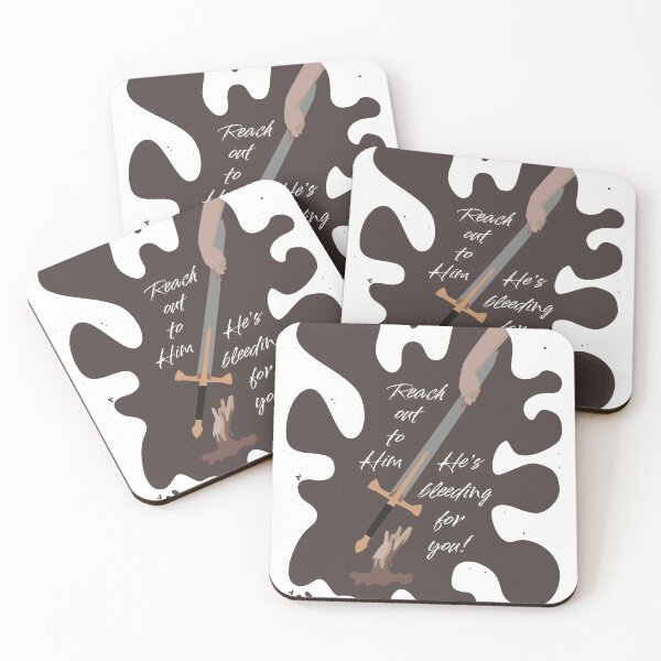 Item preview, Reach out to Him - He's bleeding for you! designed and sold by CreationzByPixi.