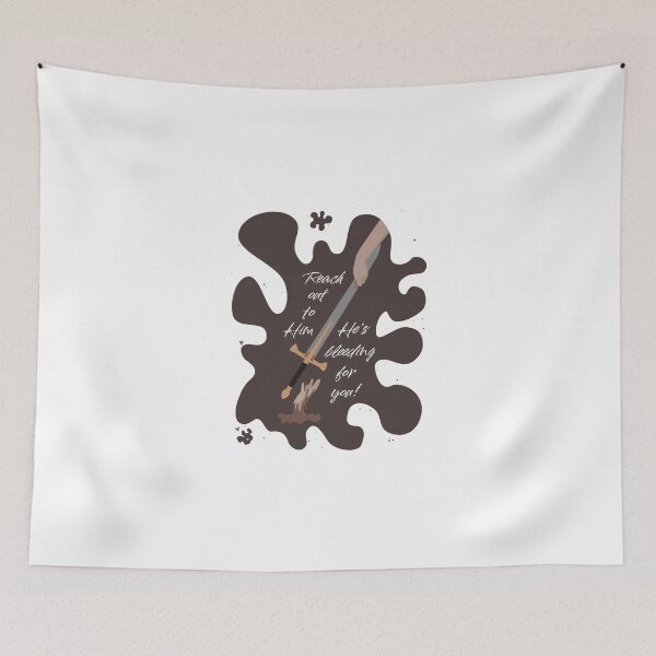 Item preview, Reach out to Him - He's bleeding for you! designed and sold by CreationzByPixi.