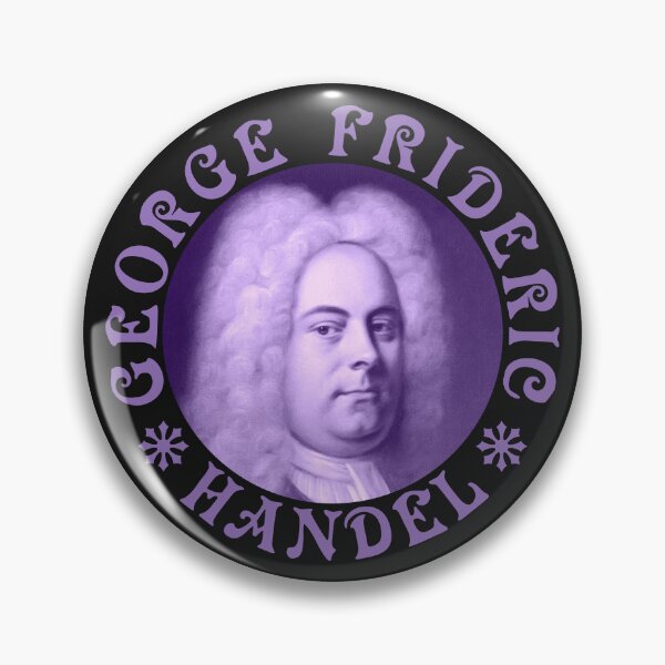 Item preview, George Frideric Handel - Vintage Design - Purple - RB designed and sold by GrandArtists.