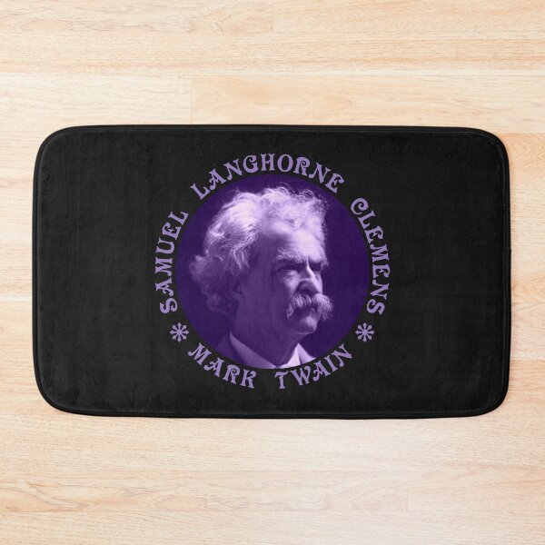 Item preview, Mark Twain - Samuel Langhorne Clemens - Vintage Design - Purple - RB designed and sold by GrandArtists.