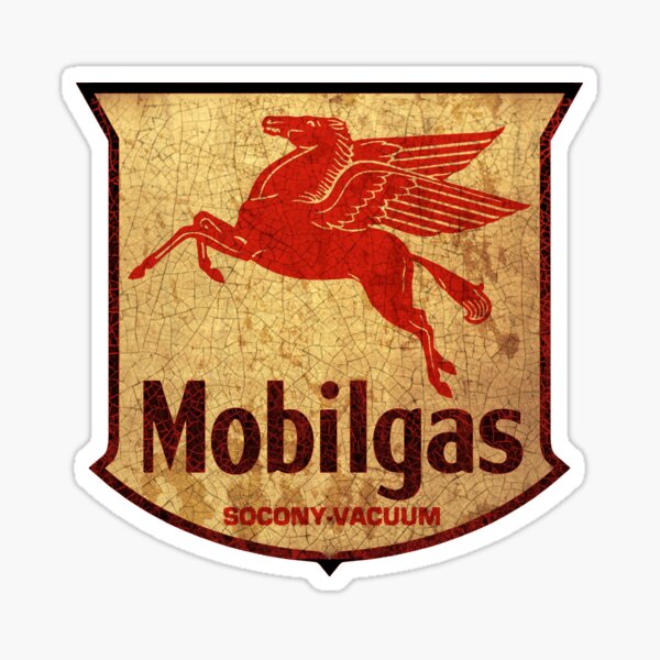 Mobil Oil Vintage sign Sticker