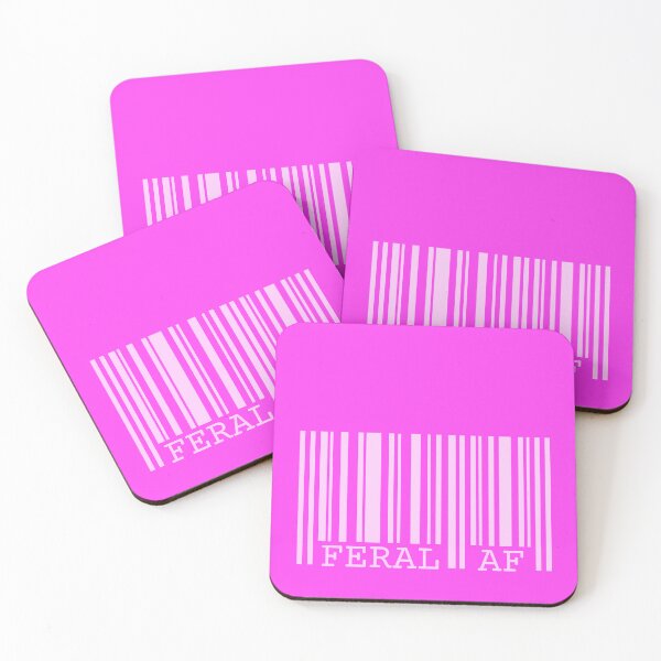 Item preview, Feral AF Barcode Design designed and sold by thewildtulip.