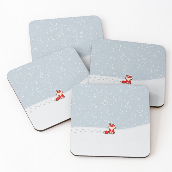 Item preview, Cute Fox in the snow designed and sold by PaintedDolphin.