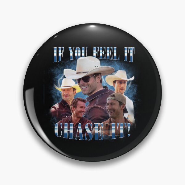 Item preview, Glen Powell - If You Feel It Chase It - Twisters designed and sold by claywalkr.
