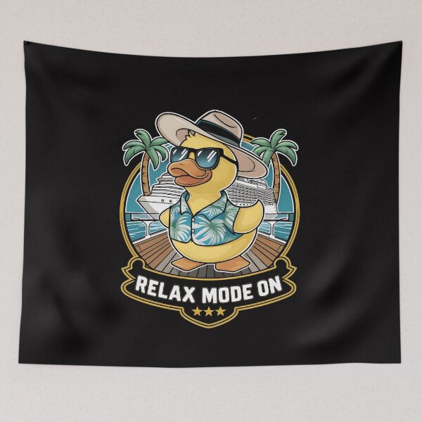 Item preview, Cruise Vacation Rubber Duck Relax Mode On designed and sold by SloganExpress.