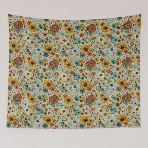 Item preview, Flower Medley Colourway 6 Small designed and sold by greenerybywendy.