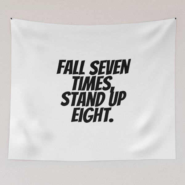 Item preview, Fall Seven Times Stand Up Eight.  designed and sold by CharmStudio.