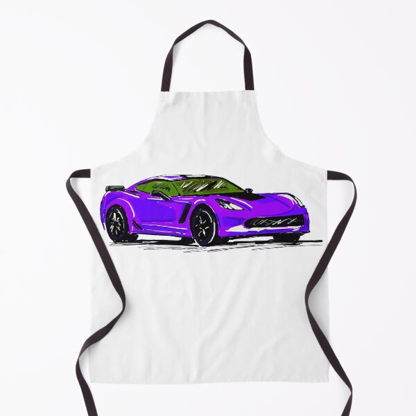 Item preview, Purple Hand Drawn Sportscar Sketch designed and sold by laughingwillows.