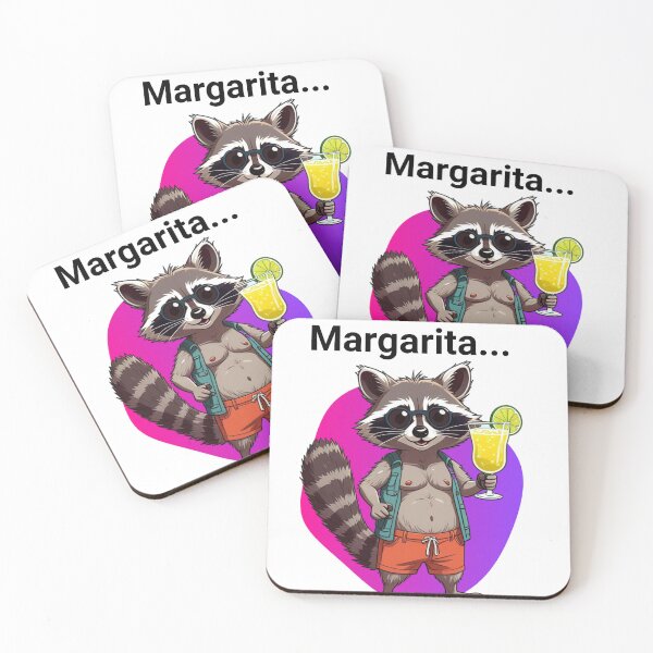 Item preview, Racoon Margarita designed and sold by TuduBein.
