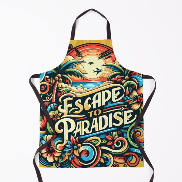 Item preview, Escape to paradise, typography designed and sold by maxmaj.