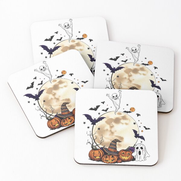 Item preview, Halloween Full Moon and Pumpkin  designed and sold by createlovefab.