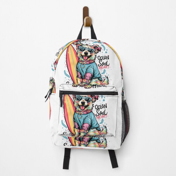 Item preview, Ocean Soul, Salty Heart: Surf-Loving Adorable Dog designed and sold by asprse.