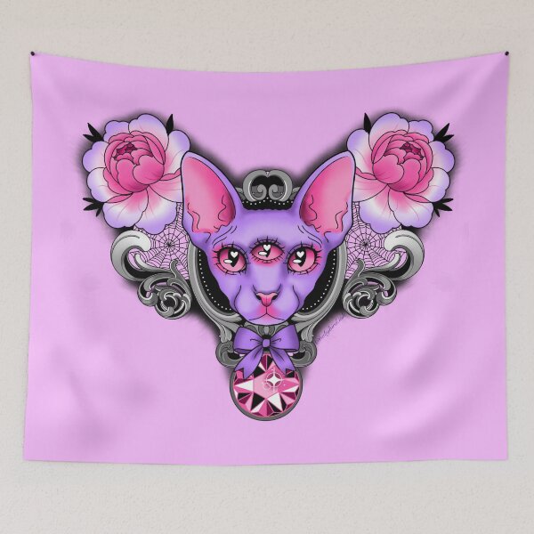 Item preview, 3 eyed cat designed and sold by Babybirdink.