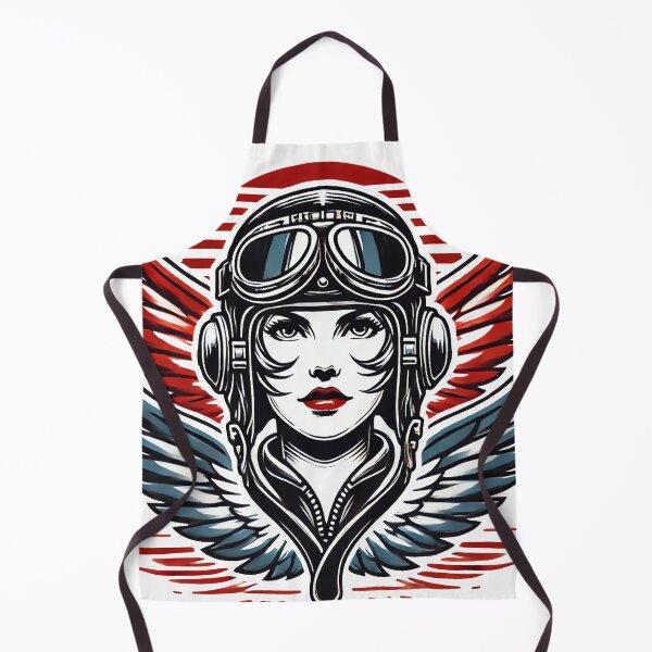 Item preview, Winged Female Aviation Helmet designed and sold by AvidRides.