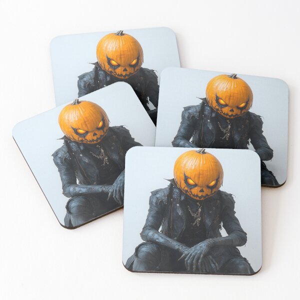 Item preview, Fashionable Pumpkin Head Monster Art Poster - Chic Halloween Style designed and sold by Artificial Craft.