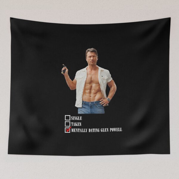 Item preview, mentally dating glen powell  designed and sold by claywalkr.