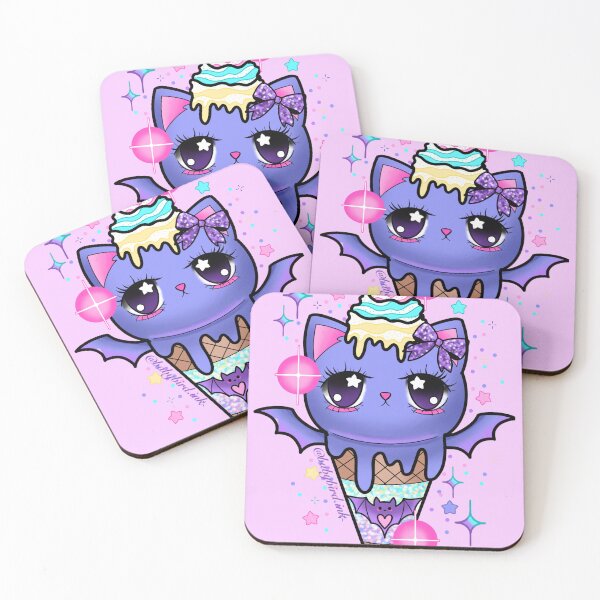 Item preview, Kawaii Ice cream bat designed and sold by Babybirdink.